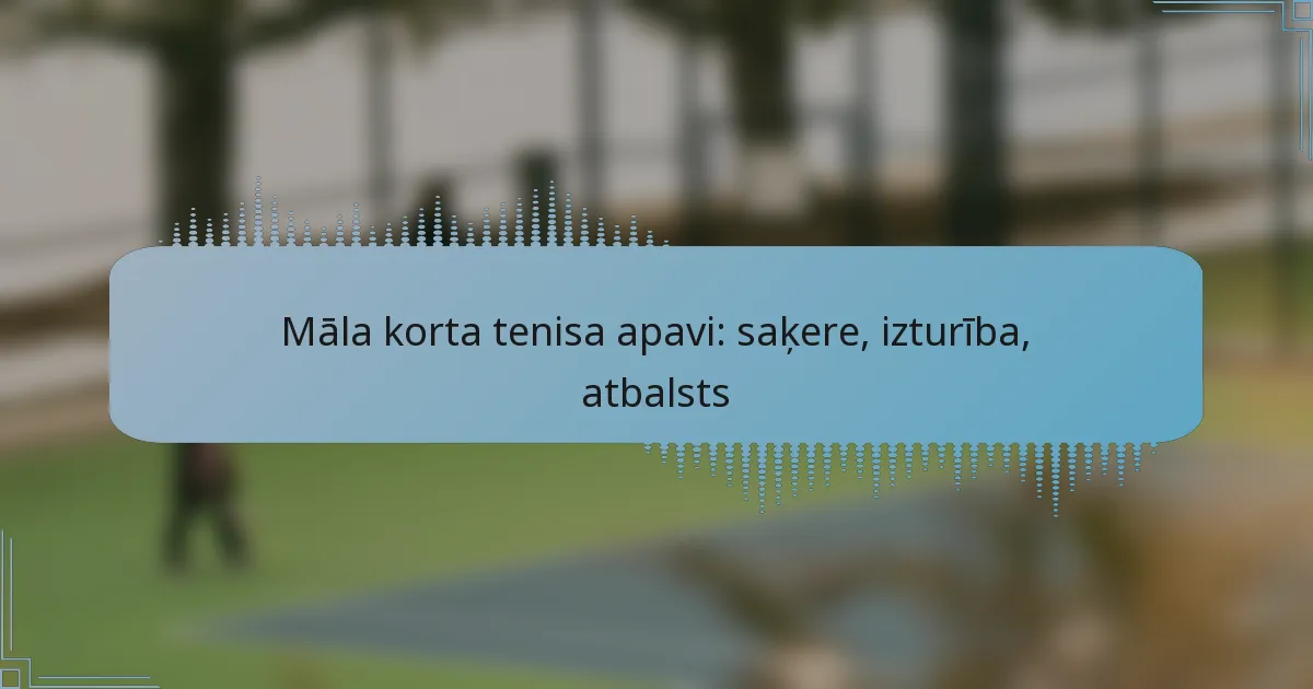 Māla korta tenisa apavi: saķere, izturība, atbalsts