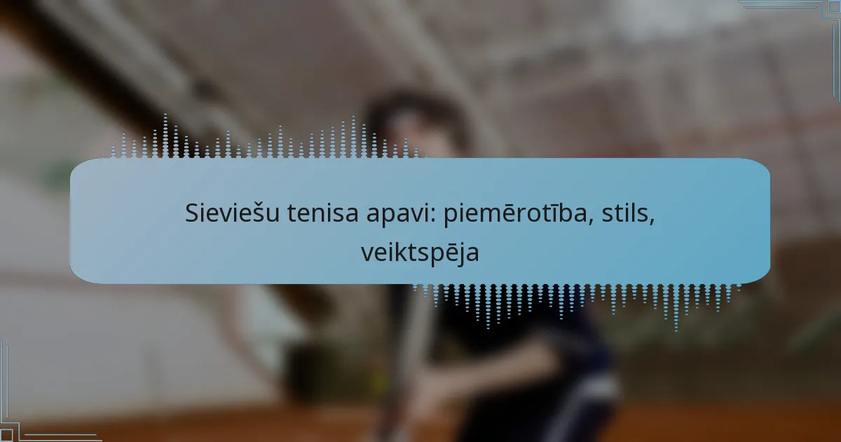 Sieviešu tenisa apavi: piemērotība, stils, veiktspēja