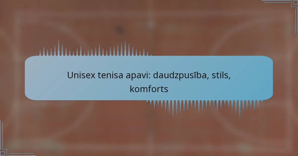 Unisex tenisa apavi: daudzpusība, stils, komforts