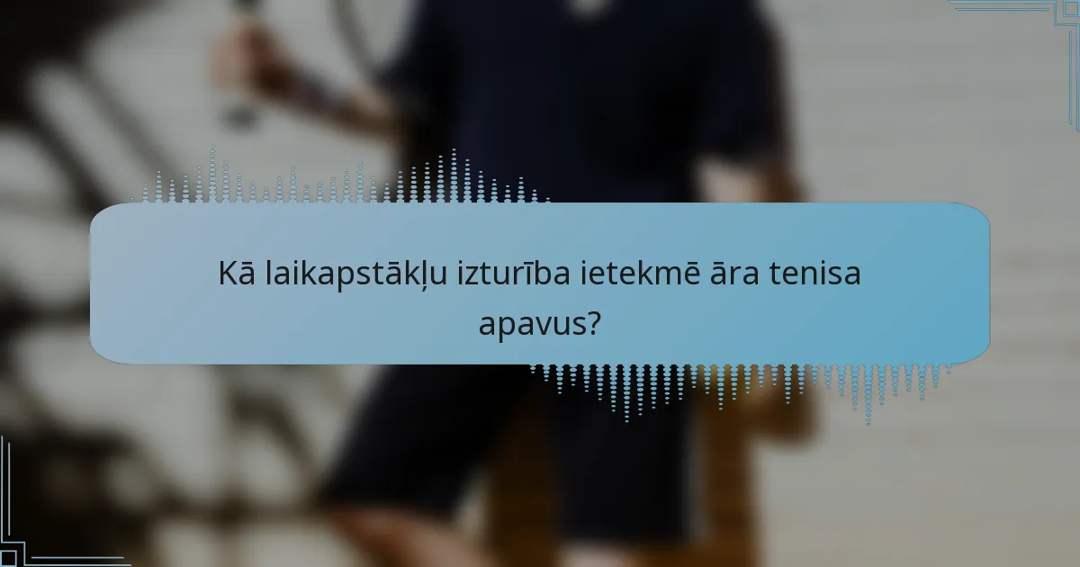 Kā laikapstākļu izturība ietekmē āra tenisa apavus?