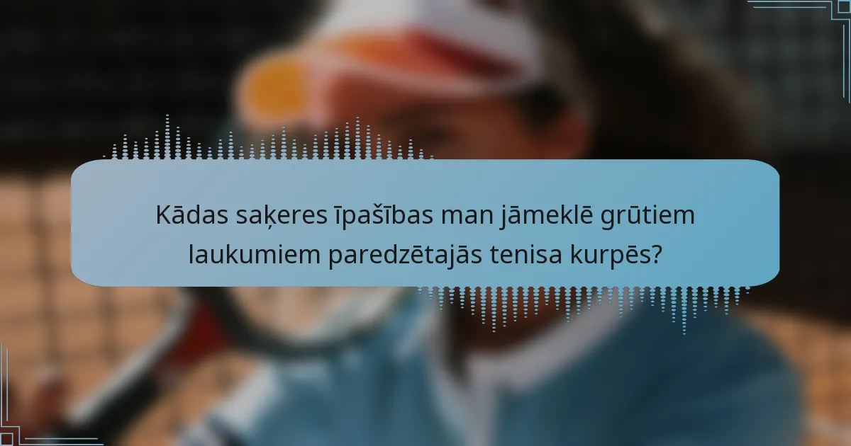 Kādas saķeres īpašības man jāmeklē grūtiem laukumiem paredzētajās tenisa kurpēs?